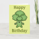 Search for broccoli birthday cards Green
