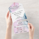 Search for teal and pink wedding invitations Turquoise
