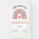 Search for rainbow birthday banners Modern