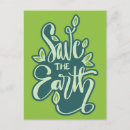 Search for save earth postcards Green