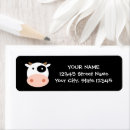 Search for bulls return address labels Cute