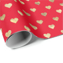 Search for red heart wrapping paper Girly