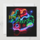 Search for neon lights invitations Glow in the dark