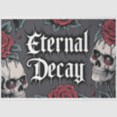 Search for gothic skull tissue paper Rose