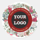 Search for company holiday stickers Business logo