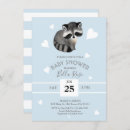 Search for raccoon baby shower invitations Modern