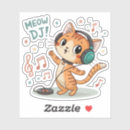 Search for headphones stickers Dj cat