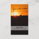 Search for construction site business cards Crane