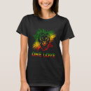 Search for rasta lion tshirts Roots