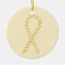 Search for childhood cancer christmas tree decorations Gold
