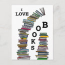 Search for stack of books postcards Library