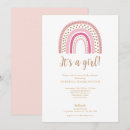 Search for boho rainbow baby girl shower invitations Bohemian