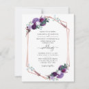 Search for floral wedding invitations Purple