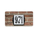 Search for bricks return address labels Urban