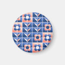 Search for flower pattern magnets Retro