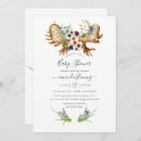 Search for moose baby shower invitations Forest