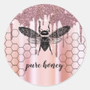 Search for gold bee stickers Vintage