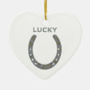 Search for horseshoe christmas tree decorations Lucky