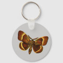 Search for moth round key rings Butterfly