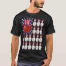 Search for american flag bowling tshirts 4th