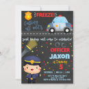 Search for police officer birthday invitations Boy