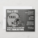 Search for football graduation invitations Sport