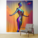 Search for abstract yoga art Vintage