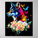 Search for wolf face posters Wolves