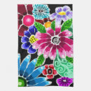 Search for multi coloured tea towels Flowers