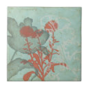 Search for red flower tiles Decorative