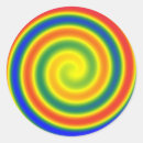 Search for rainbow spiral stickers Design