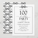 Search for black and white birthday invitations Adult