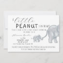 Search for little peanut on the way invitations Shower