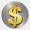 Search for gold dollar sign stickers Finance