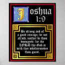 Search for joshua 1 9 posters Be strong and courageous