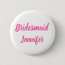 Search for bridesmaid badges Pink