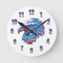 Search for america clocks Red white blue