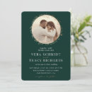 Search for rounded emerald green and gold wedding invitations Elegant