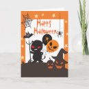 Search for black halloween cards Jack o lantern