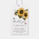 Search for bee gift tags Sunflower