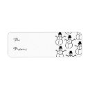 Search for snowmen return address labels Fun