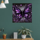 Search for purple butterfly posters Butterflies