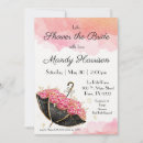 Search for paris bridal shower invitations Pink and black
