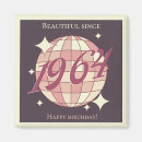 Search for 60th birthday magnets Vintage
