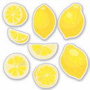 Search for big lemon stickers Illustration