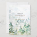 Search for snowy wedding invitations Trees