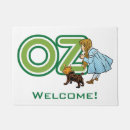 Search for wizard of oz doormats Yellow brick road