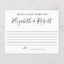 Search for minimalist wedding advice cards Clean