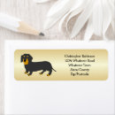 Search for dachshund lover return address labels Dogs
