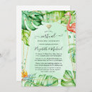 Search for exotic wedding invitations Tropical